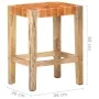 Taburetes de bar 2 piezas cuero auténtico marrón 60 cm von , Küchenhocker - Ref: Foro24-321831, Preis: 143,63 €, Rabatt: %