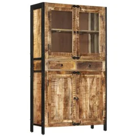 Aparador de madera maciza de mango sin tratar 100x40x175 cm by , Sideboards - Ref: Foro24-351709, Price: 735,30 €, Discount: %