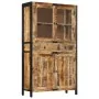 Aparador de madera maciza de mango sin tratar 100x40x175 cm von , Sideboards - Ref: Foro24-351709, Preis: 734,68 €, Rabatt: %