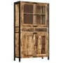 Aparador de madera maciza de mango sin tratar 100x40x175 cm von , Sideboards - Ref: Foro24-351709, Preis: 734,68 €, Rabatt: %