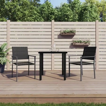 Juego de comedor para jardín 3 piezas ratán sintético y acero von , Gartensets - Ref: Foro24-3187019, Preis: 166,70 €, Rabatt: %