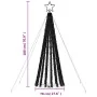 Árbol de Navidad LED 275 LEDs azul 180 cm by , Christmas trees - Ref: Foro24-358066, Price: 52,08 €, Discount: %