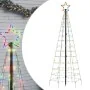 Árbol de Navidad LED con estacas 220 LEDs de colores 180 cm by , Christmas trees - Ref: Foro24-358102, Price: 36,11 €, Discou...