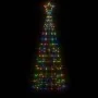 Árbol de Navidad LED con estacas 220 LEDs de colores 180 cm by , Christmas trees - Ref: Foro24-358102, Price: 36,11 €, Discou...
