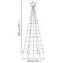 Árbol de Navidad LED con estacas 220 LEDs de colores 180 cm by , Christmas trees - Ref: Foro24-358102, Price: 36,11 €, Discou...