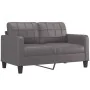 Juego de sofás con cojines 2 piezas cuero sintético gris by , Sofas - Ref: Foro24-3201370, Price: 407,32 €, Discount: %