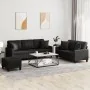 Juego de sofás con cojines 3 piezas cuero sintético negro von , Sofas - Ref: Foro24-3201393, Preis: 558,48 €, Rabatt: %
