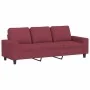 Juego de sofás 3 piezas tela rojo tinto by , Sofas - Ref: Foro24-3201912, Price: 497,90 €, Discount: %