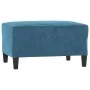 Juego de sofás con cojines 3 piezas terciopelo azul by , Sofas - Ref: Foro24-3201739, Price: 564,67 €, Discount: %