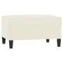 Juego de sofás con cojines 3 piezas terciopelo crema by , Sofas - Ref: Foro24-3201718, Price: 506,65 €, Discount: %