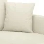 Juego de sofás con cojines 3 piezas terciopelo crema by , Sofas - Ref: Foro24-3201718, Price: 506,65 €, Discount: %