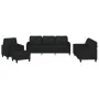 Juego de sofás con cojines 4 piezas cuero sintético negro by , Sofas - Ref: Foro24-3201403, Price: 615,20 €, Discount: %