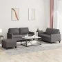 Juego de sofás con cojines 3 piezas cuero sintético gris by , Sofas - Ref: Foro24-3201415, Price: 472,13 €, Discount: %