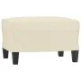 Juego de sofás con cojines 3 piezas cuero sintético crema by , Sofas - Ref: Foro24-3201766, Price: 458,86 €, Discount: %
