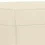 Juego de sofás con cojines 3 piezas cuero sintético crema by , Sofas - Ref: Foro24-3201766, Price: 458,86 €, Discount: %