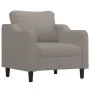 Juego de sofás con cojines 3 piezas tela gris taupe by , Sofas - Ref: Foro24-3201793, Price: 666,44 €, Discount: %