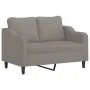 Juego de sofás con cojines 3 piezas tela gris taupe by , Sofas - Ref: Foro24-3201793, Price: 666,44 €, Discount: %