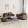 Juego de sofás con cojines 3 piezas tela marrón von , Sofas - Ref: Foro24-3201829, Preis: 494,74 €, Rabatt: %