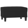 Juego de sofás con cojines 3 piezas tela microfibra negro by , Sofas - Ref: Foro24-3202359, Price: 640,53 €, Discount: %