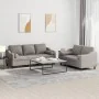 Juego de sofás con cojines 2 piezas tela gris taupe by , Sofas - Ref: Foro24-3201857, Price: 501,99 €, Discount: %