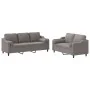 Juego de sofás con cojines 2 piezas tela gris taupe by , Sofas - Ref: Foro24-3201857, Price: 501,99 €, Discount: %