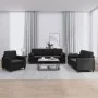 Juego de sofás con cojines 3 piezas terciopelo negro von , Sofas - Ref: Foro24-3201959, Preis: 645,18 €, Rabatt: %