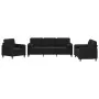 Juego de sofás con cojines 3 piezas terciopelo negro von , Sofas - Ref: Foro24-3201959, Preis: 645,18 €, Rabatt: %