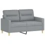 Juego de sofás con cojines 3 piezas tela gris claro by , Sofas - Ref: Foro24-3201592, Price: 517,72 €, Discount: %