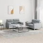 Juego de sofás con cojines 2 piezas tela gris claro von , Sofas - Ref: Foro24-3201584, Preis: 460,03 €, Rabatt: %
