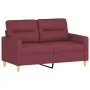Juego de sofás con cojines 4 piezas tela rojo tinto by , Sofas - Ref: Foro24-3201550, Price: 635,96 €, Discount: %