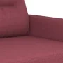 Juego de sofás con cojines 4 piezas tela rojo tinto by , Sofas - Ref: Foro24-3201550, Price: 635,96 €, Discount: %