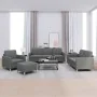 Juego de sofás con cojines 4 piezas tela gris oscuro by , Sofas - Ref: Foro24-3202063, Price: 672,28 €, Discount: %