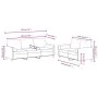 Juego de sofás con cojines 2 piezas terciopelo rosa von , Sofas - Ref: Foro24-3202037, Preis: 581,18 €, Rabatt: %