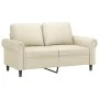 Juego de sofás con cojines 3 piezas cuero sintético color crema by , Sofas - Ref: Foro24-3202166, Price: 494,71 €, Discount: %