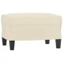 Juego de sofás con cojines 3 piezas cuero sintético color crema by , Sofas - Ref: Foro24-3202166, Price: 494,71 €, Discount: %