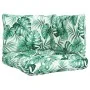 Cojines para palets 3 unidades tela estampado de hojas by , Cushions for chairs and sofas - Ref: Foro24-360868, Price: 51,70 ...