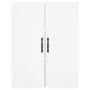 Aparador alto madera contrachapada blanco 69,5x34x180 cm by , Sideboards - Ref: Foro24-3198177, Price: 181,81 €, Discount: %