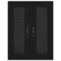Aparador alto madera contrachapada negro 69,5x34x180 cm von , Sideboards - Ref: Foro24-3198498, Preis: 209,64 €, Rabatt: %