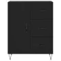 Aparador alto madera contrachapada negro 69,5x34x180 cm von , Sideboards - Ref: Foro24-3198498, Preis: 209,64 €, Rabatt: %