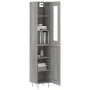 Aparador alto madera contrachapada gris Sonoma 34,5x34x180 cm von , Sideboards - Ref: Foro24-3199527, Preis: 106,58 €, Rabatt: %