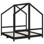 Estructura de cama de niños madera de pino negro 2x(70x140) cm by , Cribs and beds for children - Ref: Foro24-3200594, Price:...