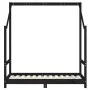 Estructura de cama de niños madera de pino negro 2x(70x140) cm by , Cribs and beds for children - Ref: Foro24-3200594, Price:...