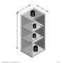 FMD Estantería con 3 compartimentos color roble 47,1x39,9x112,5 cm by , Bookcases and shelves - Ref: Foro24-447410, Price: 10...