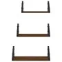 Estantes de pared 3 pzas madera de ingeniería roble marrón von , Regale und Regale - Ref: Foro24-836322, Preis: 22,72 €, Raba...