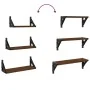 Estantes de pared 3 pzas madera de ingeniería roble marrón von , Regale und Regale - Ref: Foro24-836322, Preis: 22,72 €, Raba...
