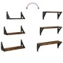 Estantes de pared 3 pzas madera de ingeniería roble ahumado von , Regale und Regale - Ref: Foro24-836320, Preis: 26,38 €, Rab...