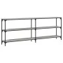 Mesa consola madera de ingeniería gris Sonoma 200x29x75 cm von , Seitentische - Ref: Foro24-834113, Preis: 92,07 €, Rabatt: %