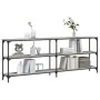Mesa consola madera de ingeniería gris Sonoma 200x29x75 cm von , Seitentische - Ref: Foro24-834113, Preis: 92,07 €, Rabatt: %