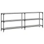 Mesa consola madera de ingeniería gris Sonoma 200x29x75 cm von , Seitentische - Ref: Foro24-834113, Preis: 92,07 €, Rabatt: %
