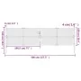 Puerta de jardín acero gris antracita 400x150 cm von , Gartentore - Ref: Foro24-154572, Preis: 506,41 €, Rabatt: %